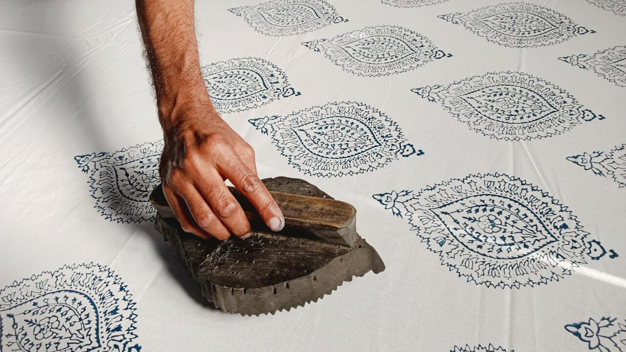 Block printing process