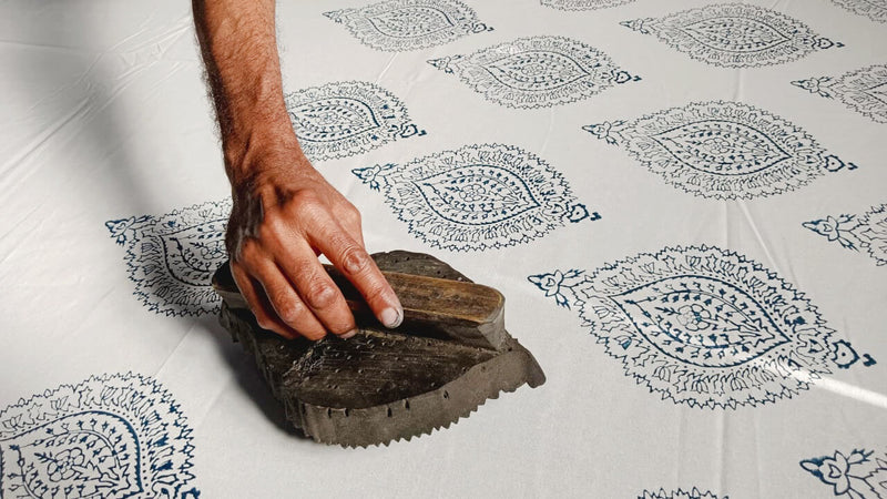Block printing process